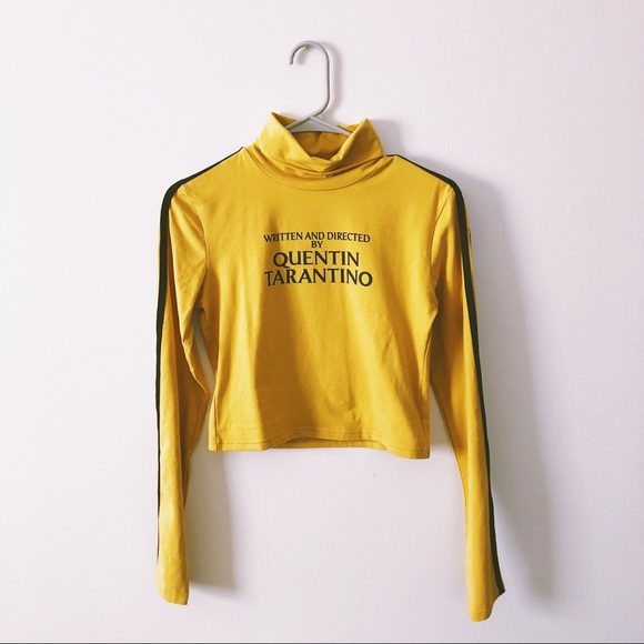 quentin tarantino yellow turtleneck